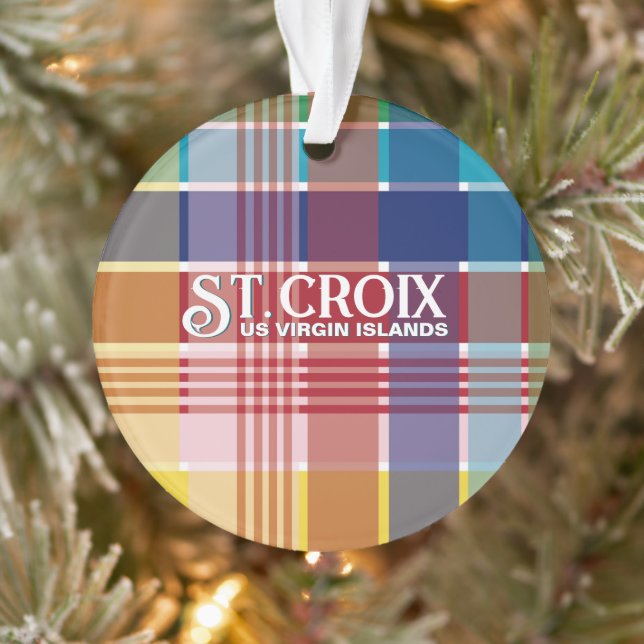 Adorno NAVIDADES de Santa Cruz de las Islas Vírgenes de E (Árbol)