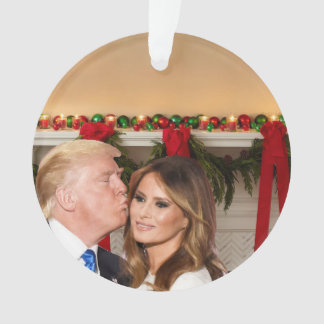 Adorno Navidades de Trump: Donald y Melania