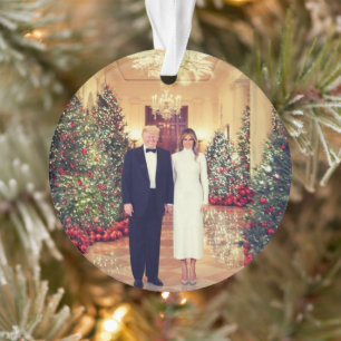 Adorno Navidades de Trump para la Casa Blanca