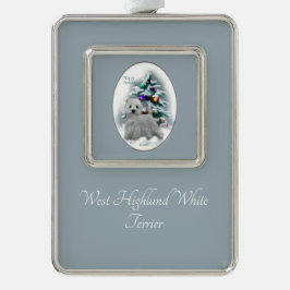 Adorno Navidades de West Highland White Terrier
