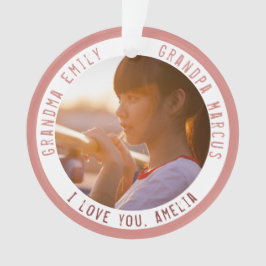 Adorno Navidades del abuelo de la abuela festividad foto 