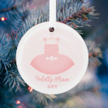 Adorno Navidades del Ballet Rosa Ballerina Tutu Keepsake<br><div class="desc">Este diseño de keepsake tiene un pequeño toque dulce de color rosa. Perfecto para un regalo de recién nacido o regalo de Navidades para los nuevos padres o abuelos! Los productos de coordinación estarán disponibles en nuestra tienda. Contáctenos si necesita este diseño aplicado a un producto específico para crear su...</div>