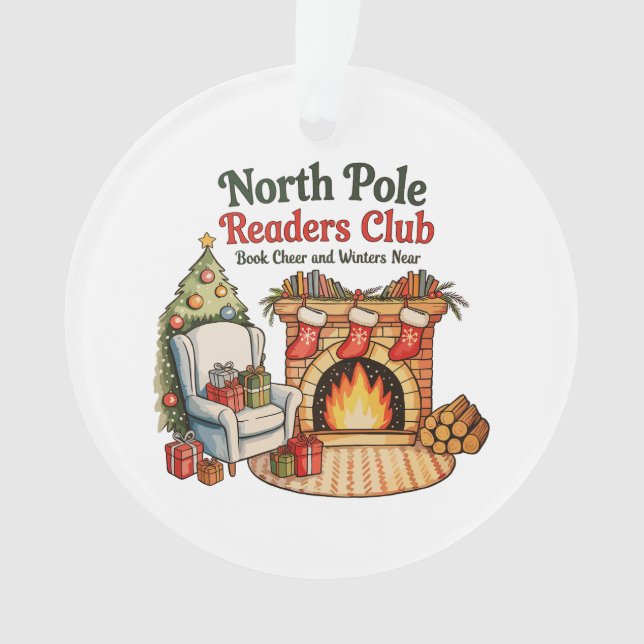 Adorno Navidades del Club de Lectores del Polo Norte Libr (Anverso)