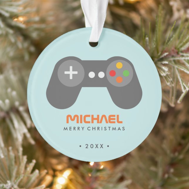 Adorno Navidades del controlador de juegos retro (Árbol)