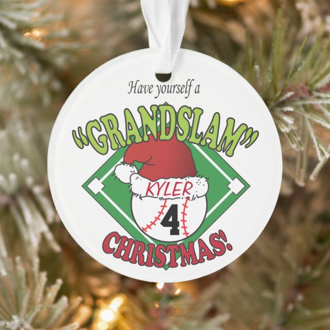 Adorno Navidades del Grand Slam ⚾ Béisbol (Árbol)