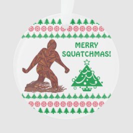 Adorno Navidades divertidos de Sasquatch