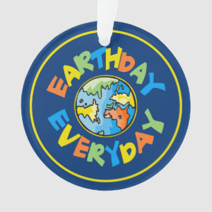 Adorno Navidades ecológicos cotidianos del Día de la Tier