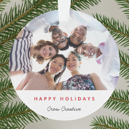 Adorno Navidades empresariales | Foto del equipo de diver