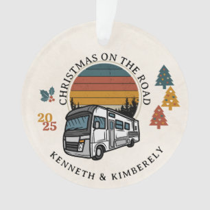 Adorno Navidades en la carretera RV