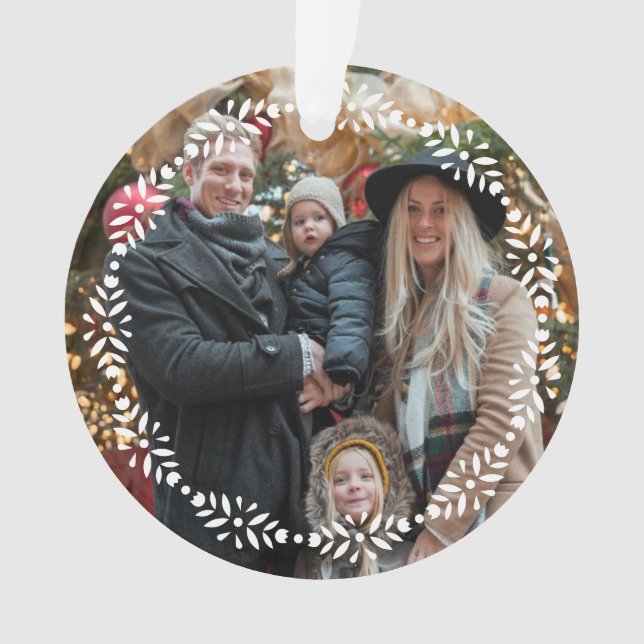 Adorno Navidades escandinavos de caballo Folk Dala (Anverso)