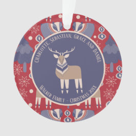 Adorno Navidades escandinavos nórdicos personalizados