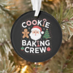 Adorno Navidades familiares de navidades Cookie Baking Cr<br><div class="desc">Navidades familiares de navidades Cookie Baking Crew</div>