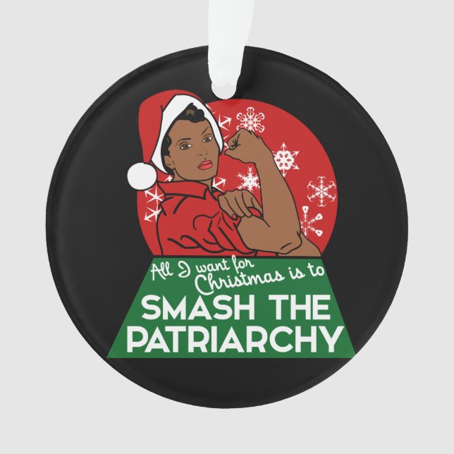 Adorno Navidades feministas (Anverso)