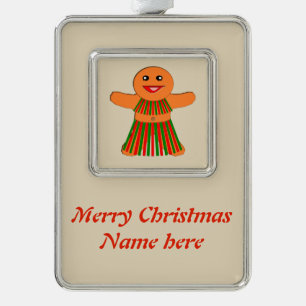 Adorno Navidades Fiesta Gingerbread Personalizado