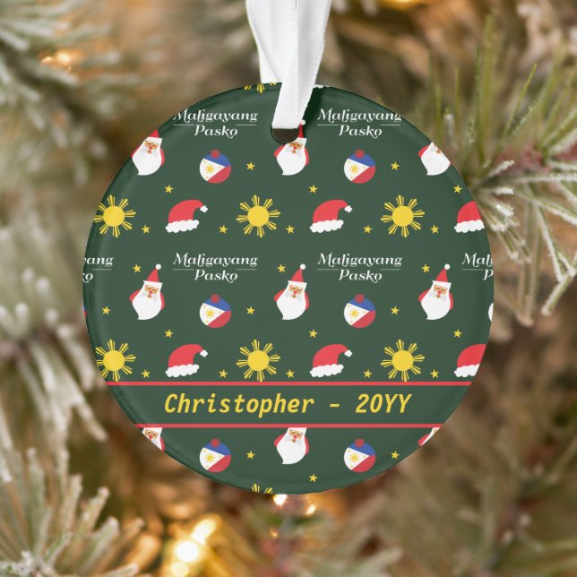 Adorno Navidades filipinos Maligayang Pasko (Árbol)