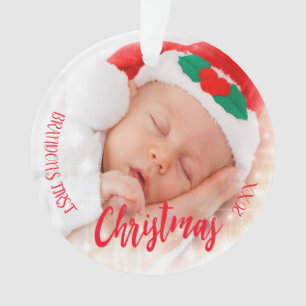 Adorno Navidades fotografían la primera de un bebé