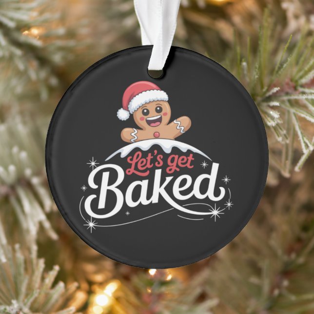Adorno Navidades Gingerbread Man Family Let's Get Baked (Árbol)