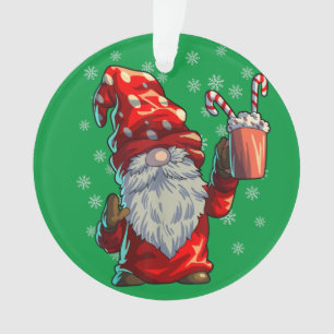 Adorno Navidades Gnome Camisas Hombres Mujeres Búfalo Roj