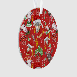 Adorno Navidades GOATS Candy y Jingle Bells GetYerGoat™