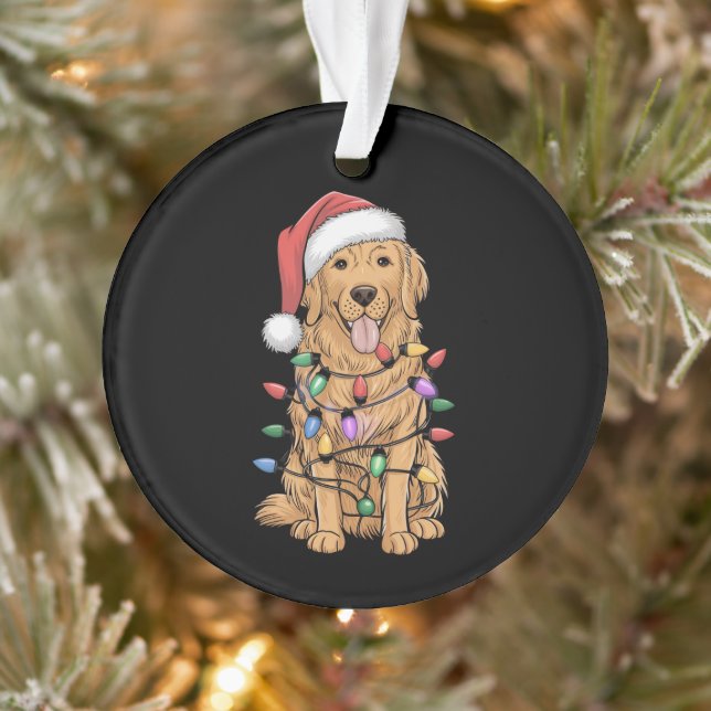 Adorno Navidades Golden Retriever Dog Lover Regalo a Mamá (Árbol)