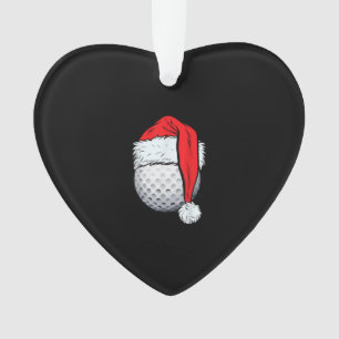 Adorno Navidades Golf Ball Santa T Gorra Funny Sport Xmas