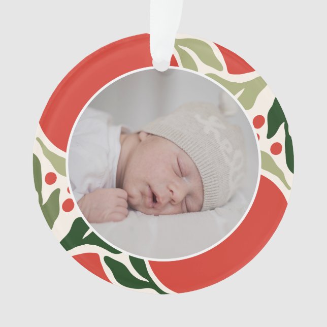 Adorno Navidades Greenery Berries Keep (Anverso)