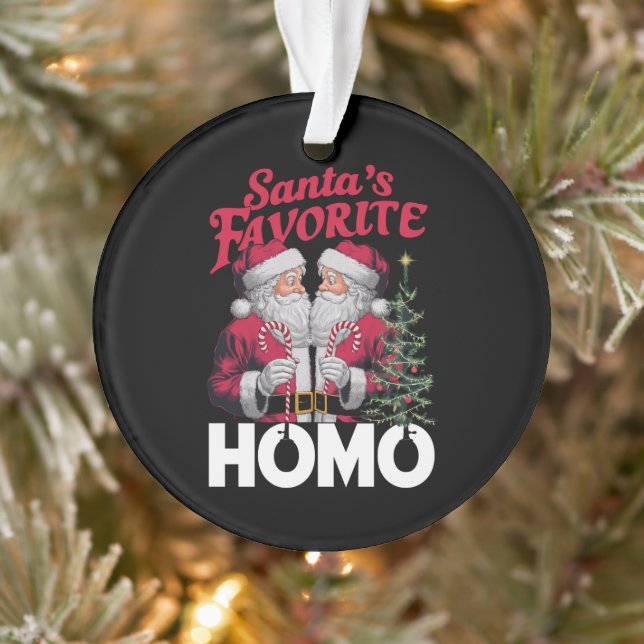 Adorno Navidades homosexuales favoritos de Santas (Árbol)