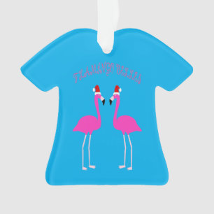 Adorno Navidades Lesbianas Flamingos Flamingo Belles Pers