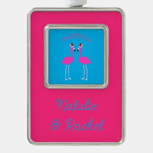 Adorno Navidades Lesbianas Flamingos Flamingo Belles Pers