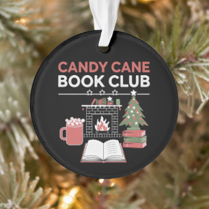 Adorno Navidades libreros Candy Cane Book Club Bookish