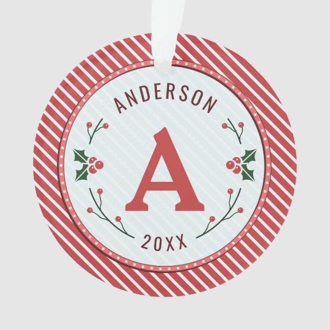 Adorno Navidades Marquee Ornament (Anverso)