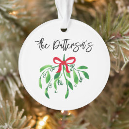 Adorno Navidades Mistletonombre Festive Holiday Kiss Dive