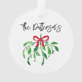 Adorno Navidades Mistletonombre Festive Holiday Kiss Dive