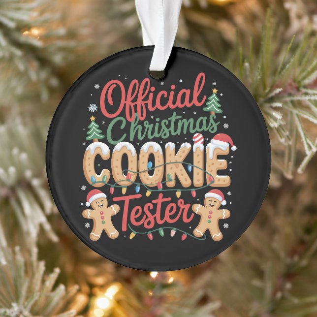 Adorno Navidades oficiales Cookie Tester Crew Baking Xmas (Árbol)