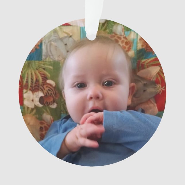 Adorno Navidades Ornament Photo Keepsake (Anverso)