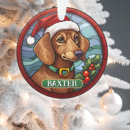 Adorno Navidades personalizado Dachsund