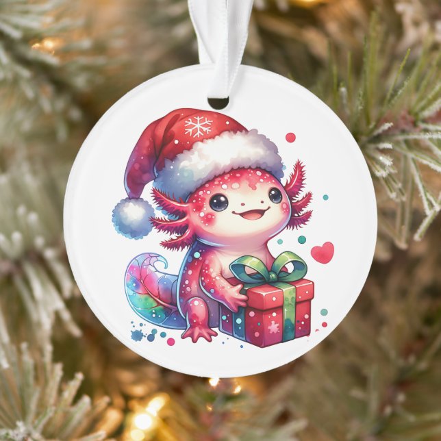 Adorno Navidades personalizados de Axolotl (Árbol)