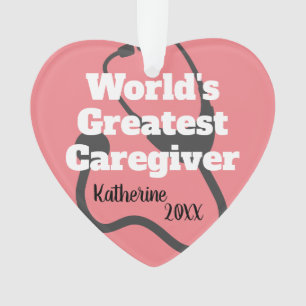 Adorno Navidades personalizados de coral en forma de cora