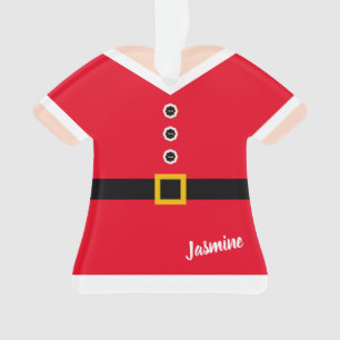 Adorno Navidades personalizados de Red Elf Suit