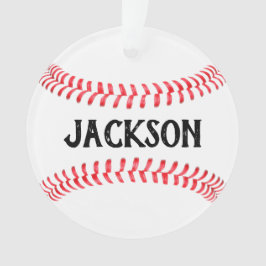 Adorno Navidades personalizados del jugador de béisbol