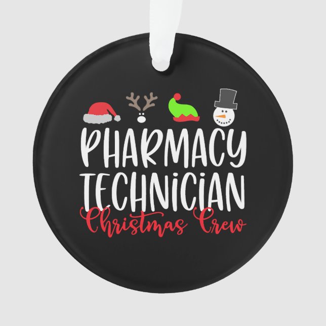 Adorno Navidades PT Técnico de Farmacia (Anverso)