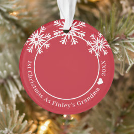 Adorno Navidades Rojos como foto de la abuela