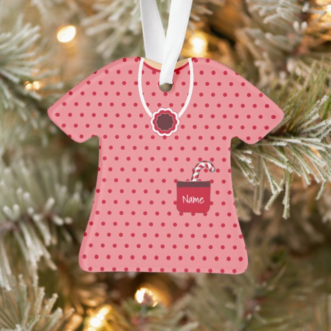 Adorno Navidades rosados y rojos Fiesta vestidos personal (Árbol)