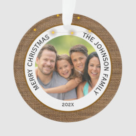 Adorno Navidades Rústicos de fotografía familiar