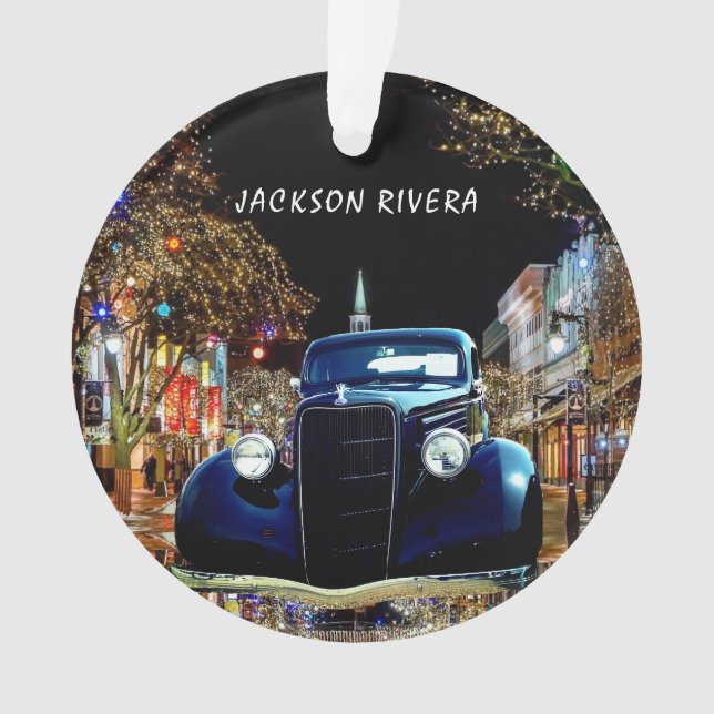 Adorno Navidades Sedan de Black 1930 (Anverso)