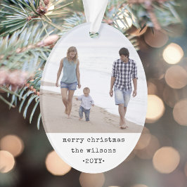 Adorno Navidades simples de máquinas de escribir Minimali