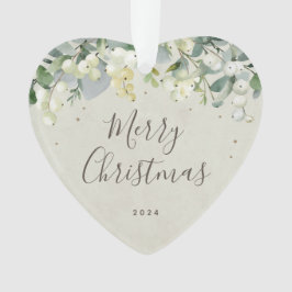 Adorno Navidades sin foto Personalizado Snowberry con for
