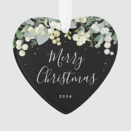 Adorno Navidades sin foto Personalizado Snowberry con for