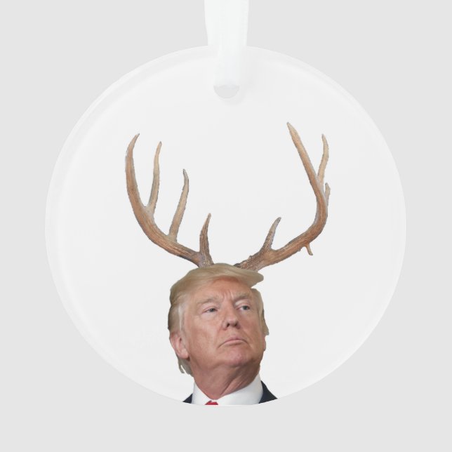 Adorno Navidades Trump: Sr. Presidente venado (Reverso)