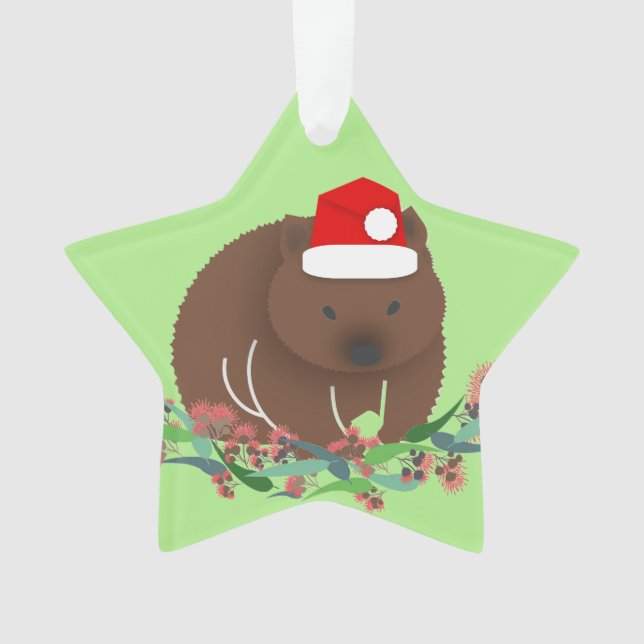 Adorno Navidades Wombat (Anverso)